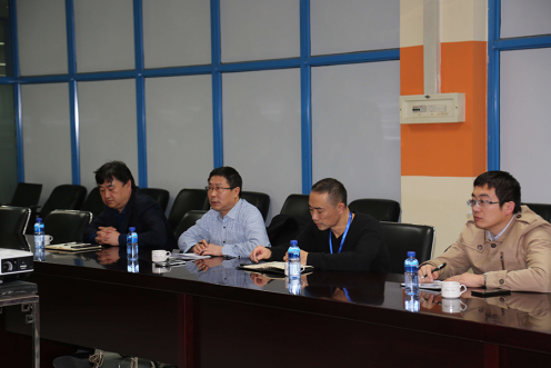 万名干手下下层烟台市国企一队到亚洲必赢软件公司调研座谈